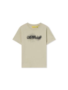 OFF WHITE Spray Arrow Short Sleeve T-Shirt ABBEY STONE 44BAA002F26J00E