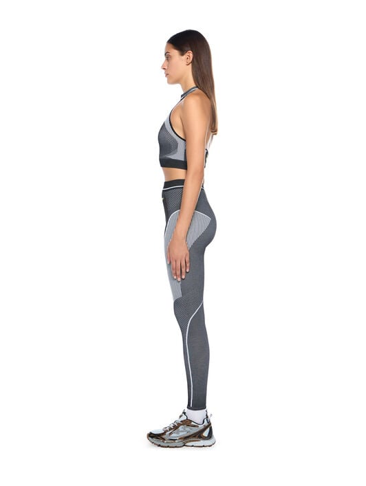 Race Logo Arrow Seamless Top OFF WHITE Race Logo Arrow Seamless Top BLACK - LIME OWVO05HF25KNI001