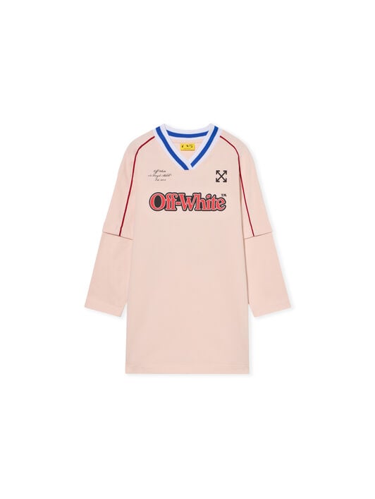 Soccer Track Double-Layer Dress OFF WHITE Soccer Track Double-Layer Dress SOFT PINK - RED OGDH006F25JER001