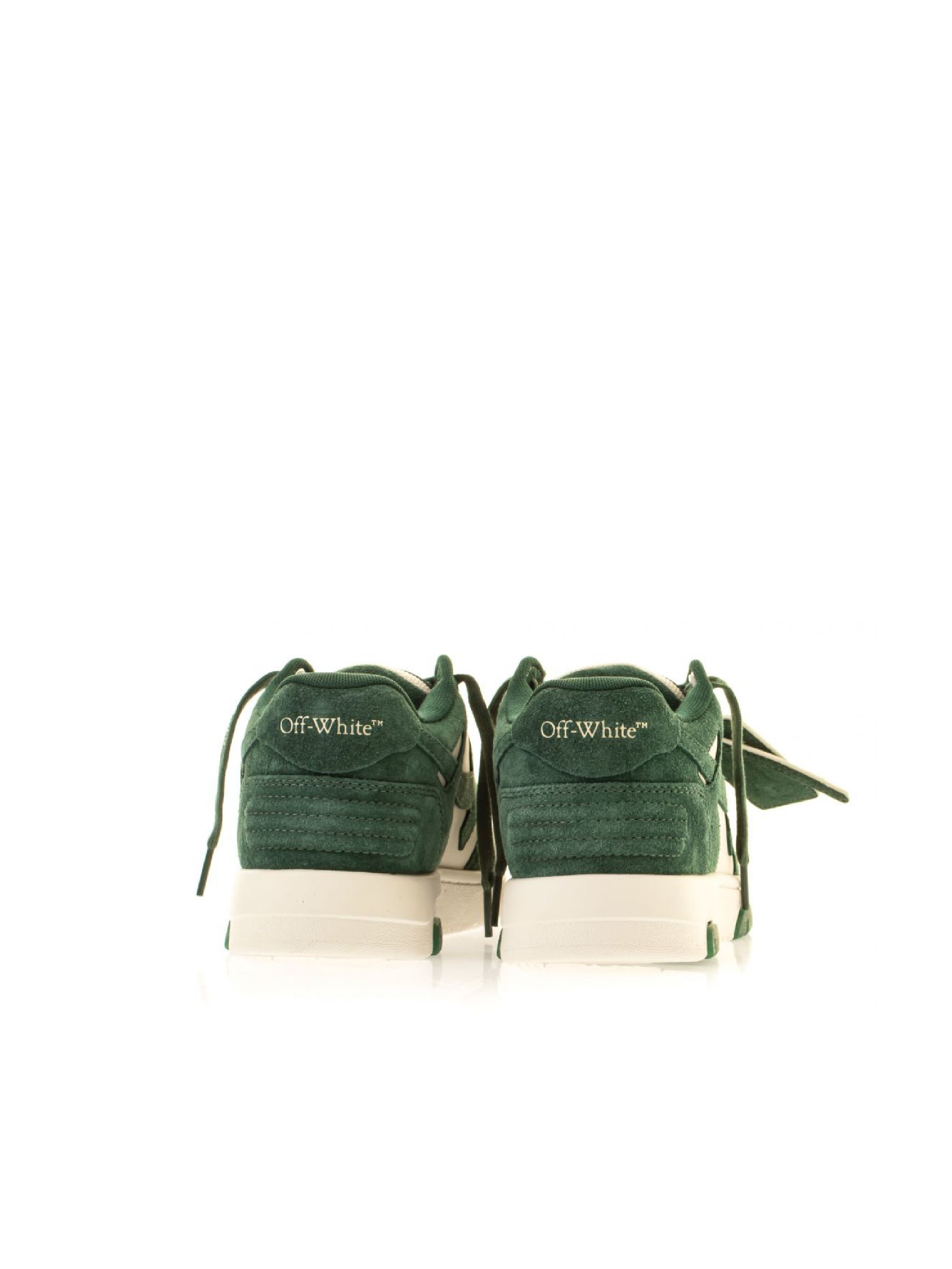 OFF WHITE Out Of Office Suede GREEN OWIA259S25LEA006