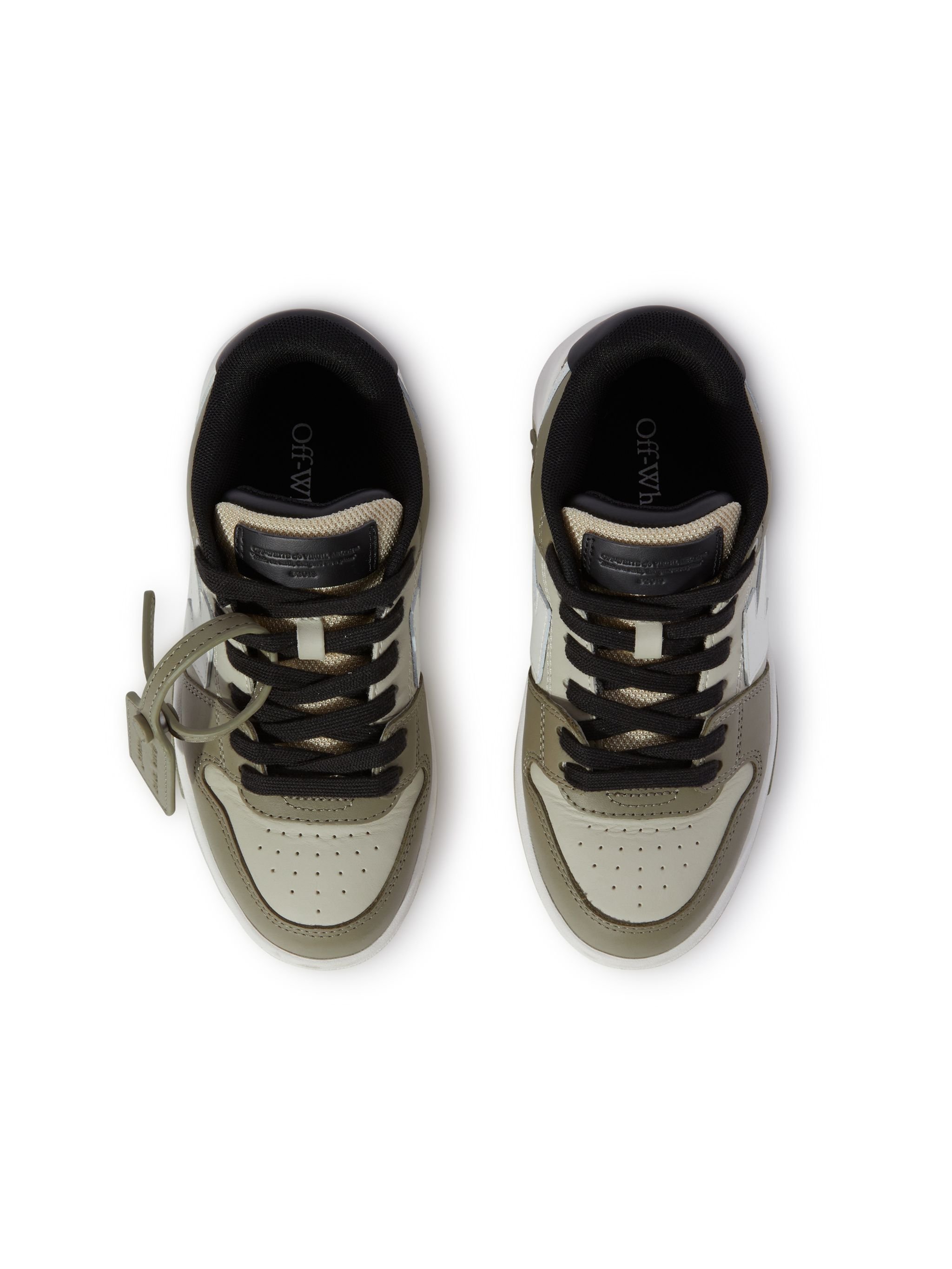 OFF WHITE Out Of Office Olive Green/Light Brown GREEN OBIA011S25LEA001