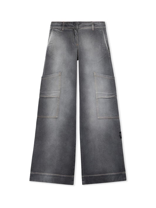 Denim Toybox Cargo Pants OFF WHITE Denim Toybox Cargo Pants BLEACH BLACK-NO COLOR OWYB01IF25DEN001