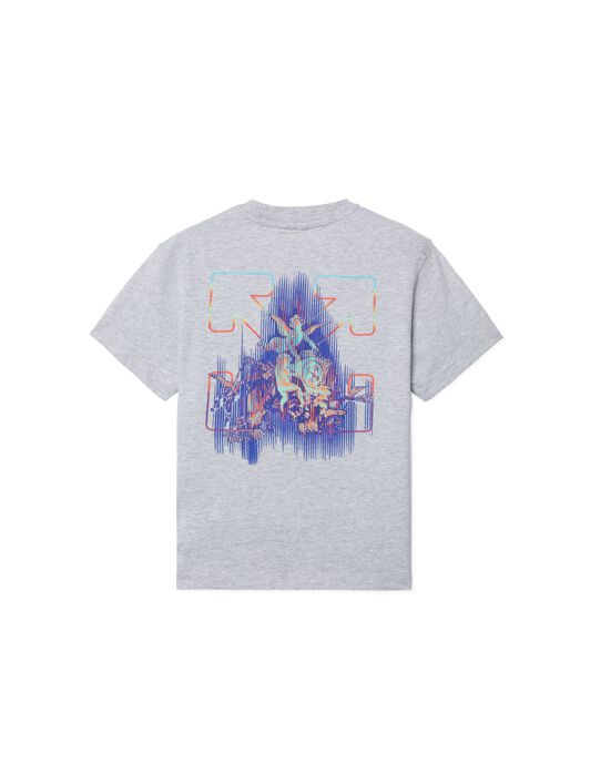 OFF WHITE Putti T-Shirt GREY OBAA002S25JER007