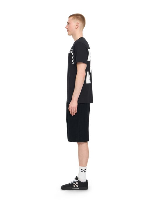 OFF WHITE Slim Fit Graphic S/S T-Shirt BLACK 44OWOS26T060