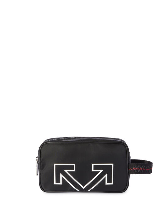 OFF WHITE Heritage Toiletry Pouch BLACK OMNS02CC99FAB001