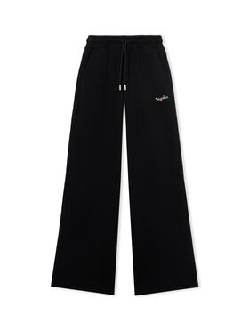 OFF WHITE Bookish Flowers Regular Sweatpants BLACK - WHITE OWCH022F25FLE001
