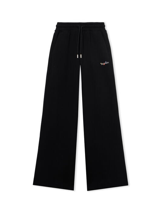Bookish Flowers Regular Sweatpants OFF WHITE Bookish Flowers Regular Sweatpants BLACK - WHITE OWCH022F25FLE001