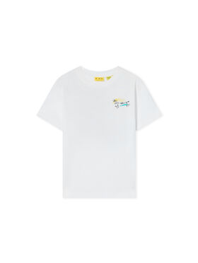 OFF WHITE Arrow Scribble Short Sleeve T-Shirt WHITE 44BAA002F26J008