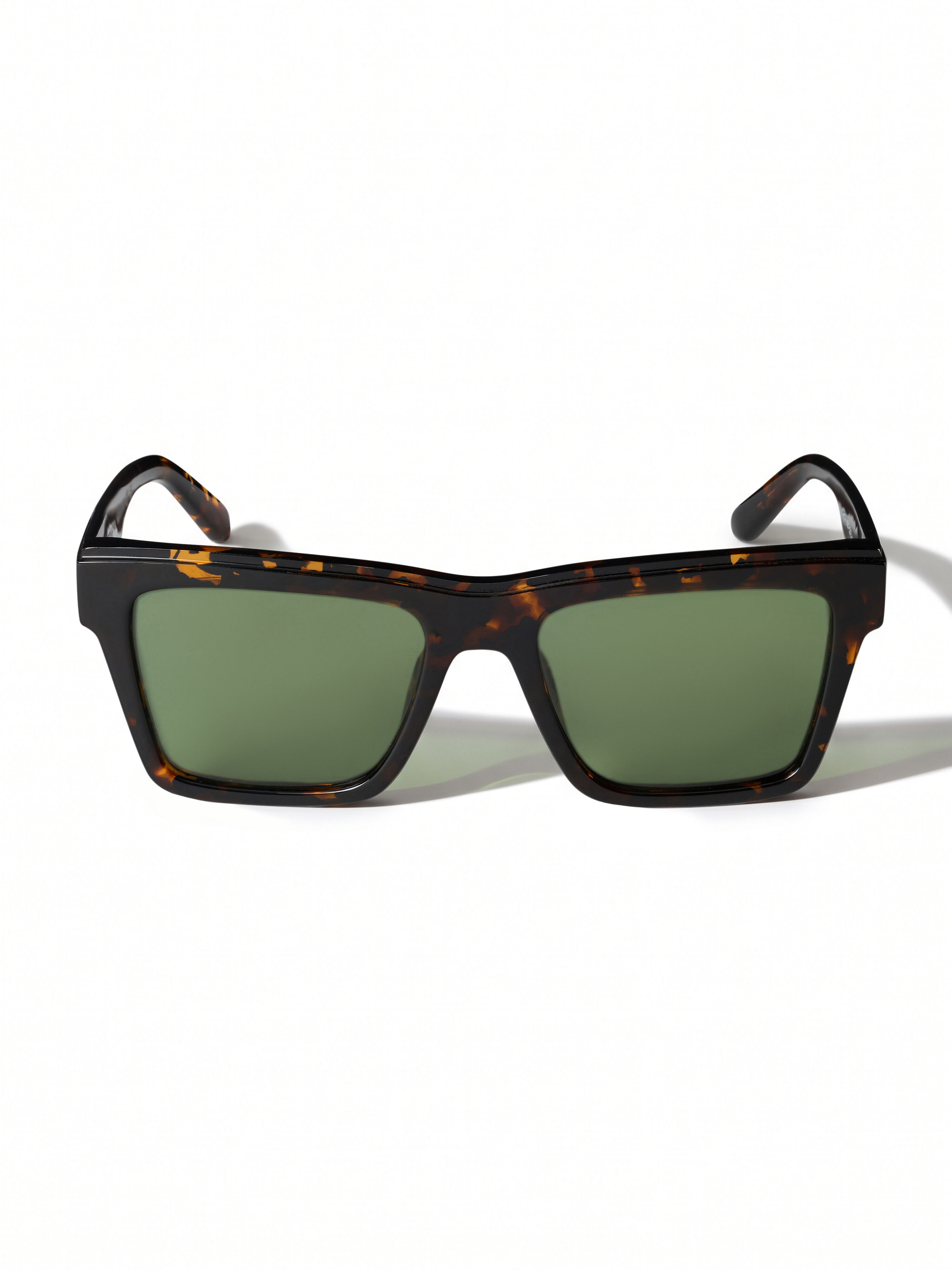 Virginia Green Lens Sunglasses OFF WHITE Virginia Green Lens Sunglasses SHINY HAVANA OW1037605553