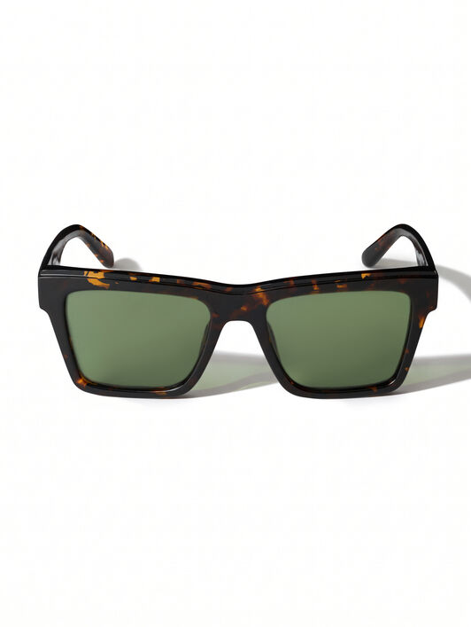 Virginia Green Lens Sunglasses OFF WHITE Virginia Green Lens Sunglasses SHINY HAVANA OW1037605553