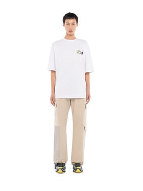 OFF WHITE Industrial Arrow Skate T-Shirt WHITE 44MAA120F26J00Z