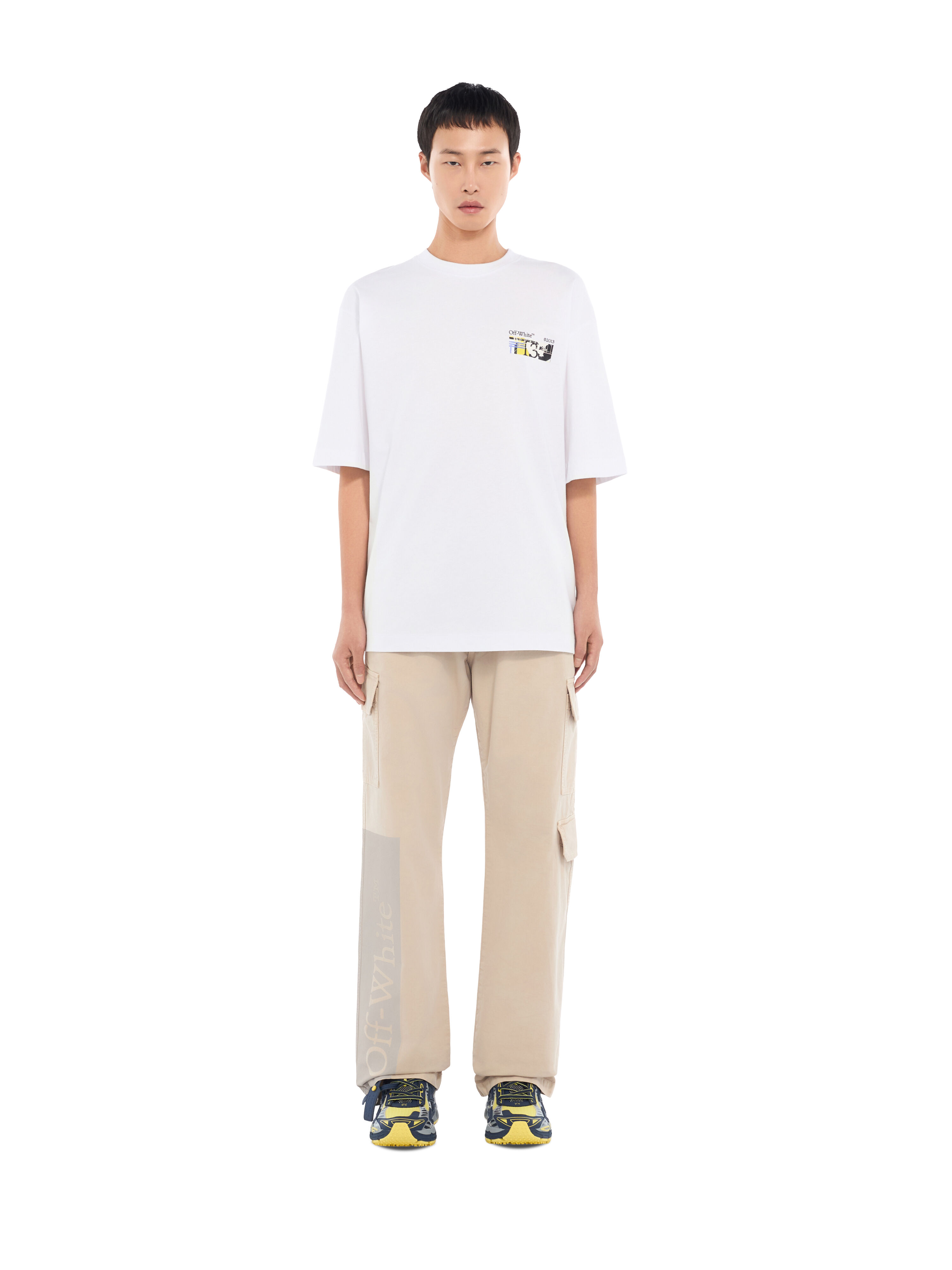 Industrial Arrow Skate T-Shirt OFF WHITE Industrial Arrow Skate T-Shirt WHITE 44MAA120F26J00Z