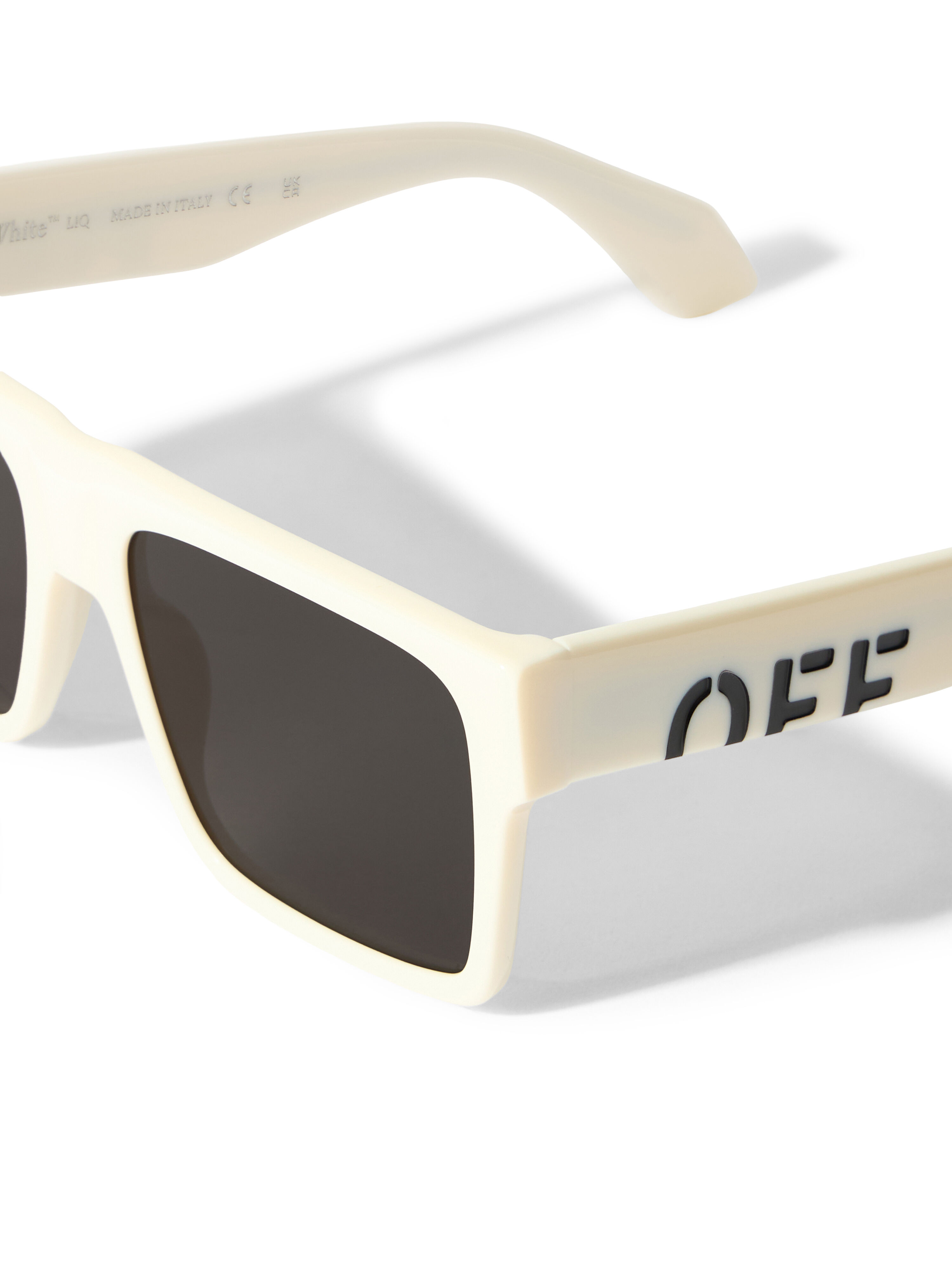 OFF WHITE Casper Dark Grey Lens Sunglasses Shiny Black OW1034010756