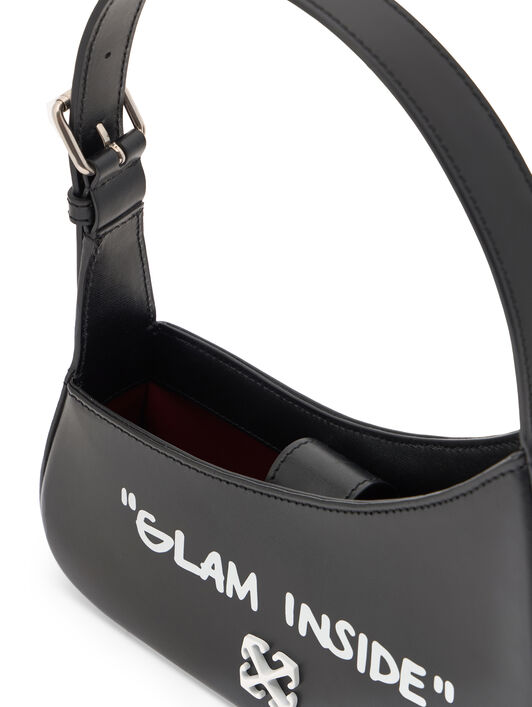 OFF WHITE Jitney Shoulder Quote BLACK OWNN18AC99LEA001