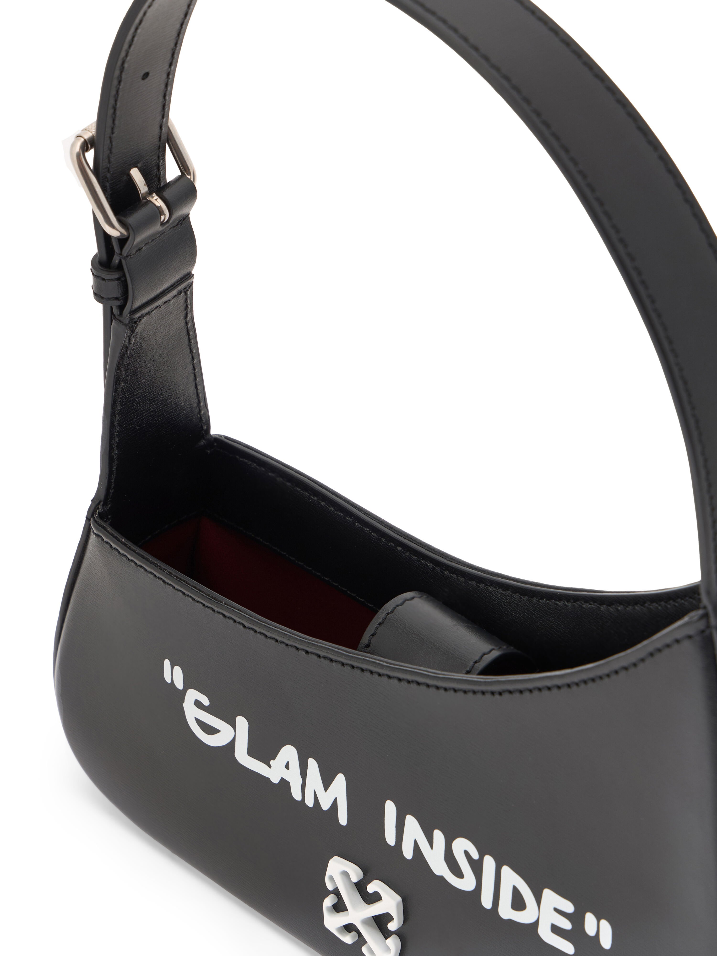 OFF WHITE Jitney Shoulder Quote BLACK OWNN18AC99LEA001