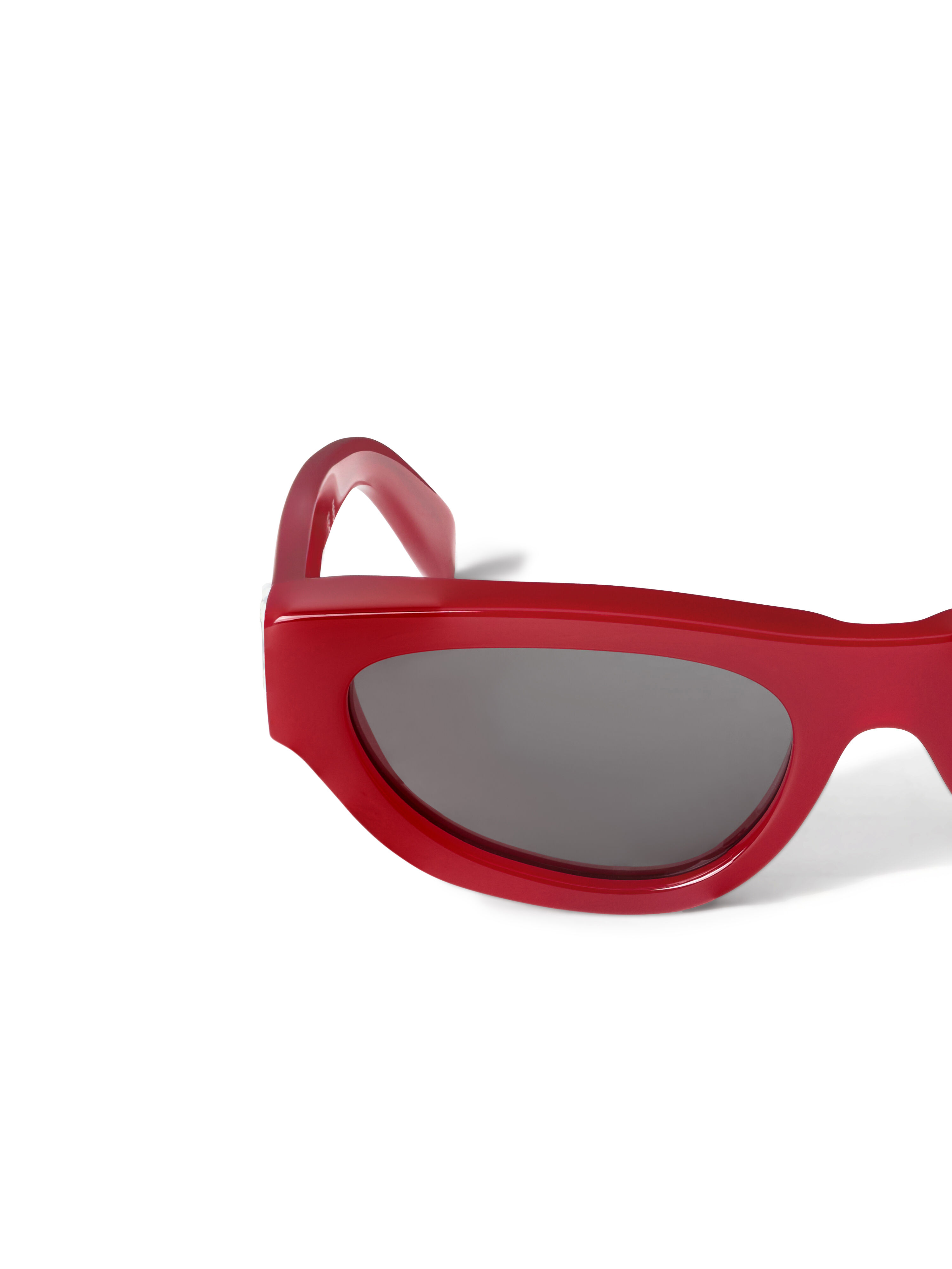 Honolulu Dark Grey Lens Sunglasses OFF WHITE Honolulu Dark Grey Lens Sunglasses shiny red OW1050250754