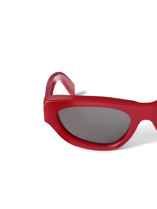 Honolulu Dark Grey Lens Sunglasses OFF WHITE Honolulu Dark Grey Lens Sunglasses shiny red OW1050250754
