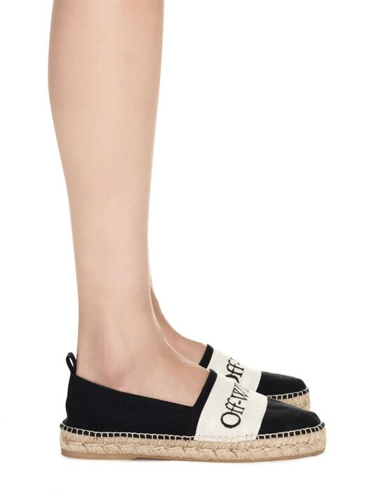 BOOKISH LEINEN ESPADRILLAS OFF WHITE BOOKISH LEINEN ESPADRILLAS SCHWARZ OWIB014S24FAB001