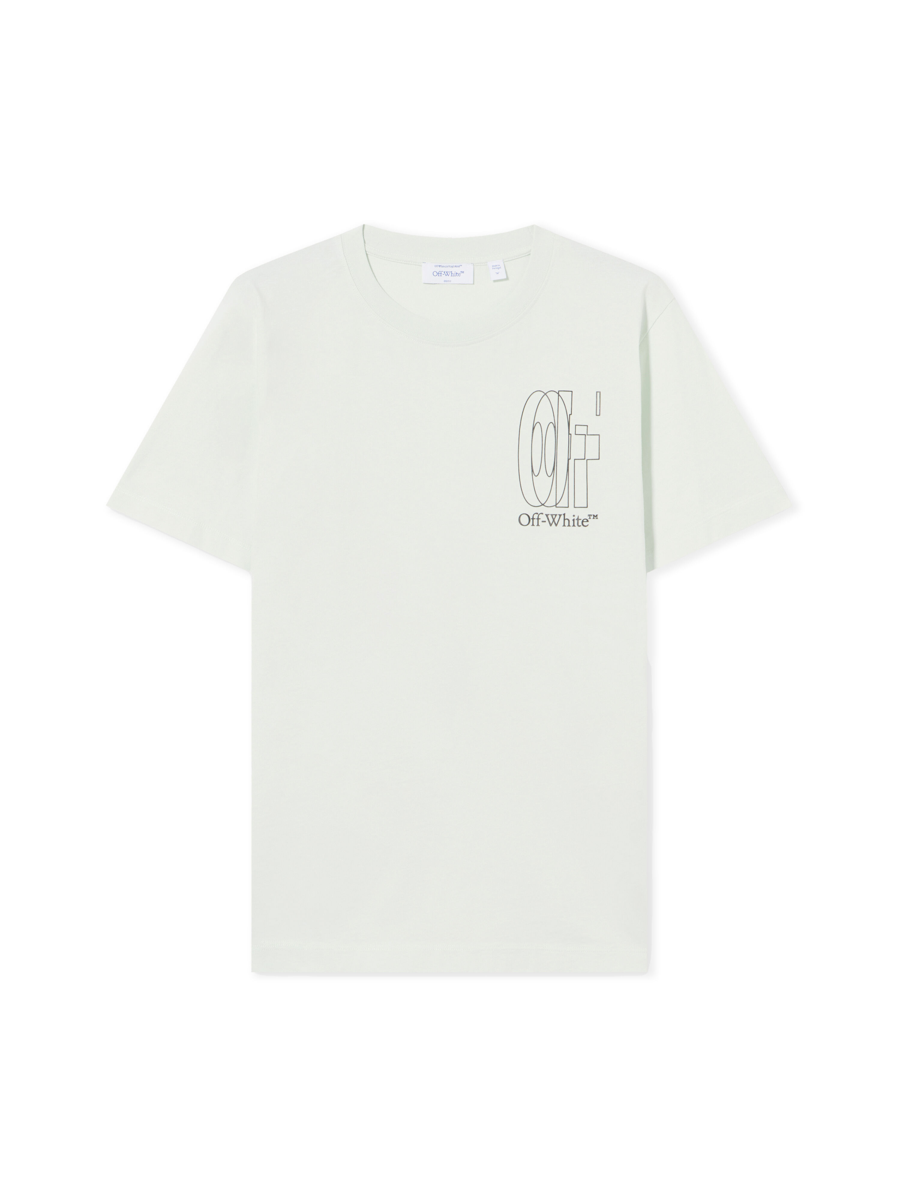 OFF WHITE Outline Double Arrow Slim T-shirt BLUEWASH 44MAA027S26J003
