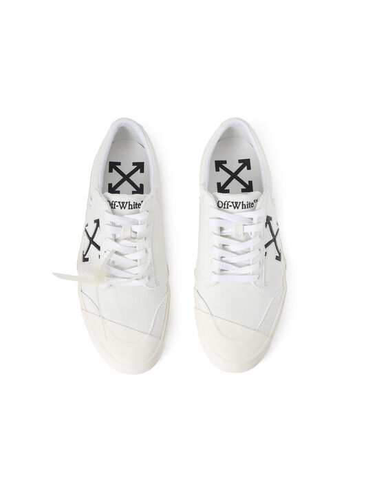 OFF WHITE Vulcanized Undercut Sneakers WHITE - BLACK OMIA2A2F25FAB001