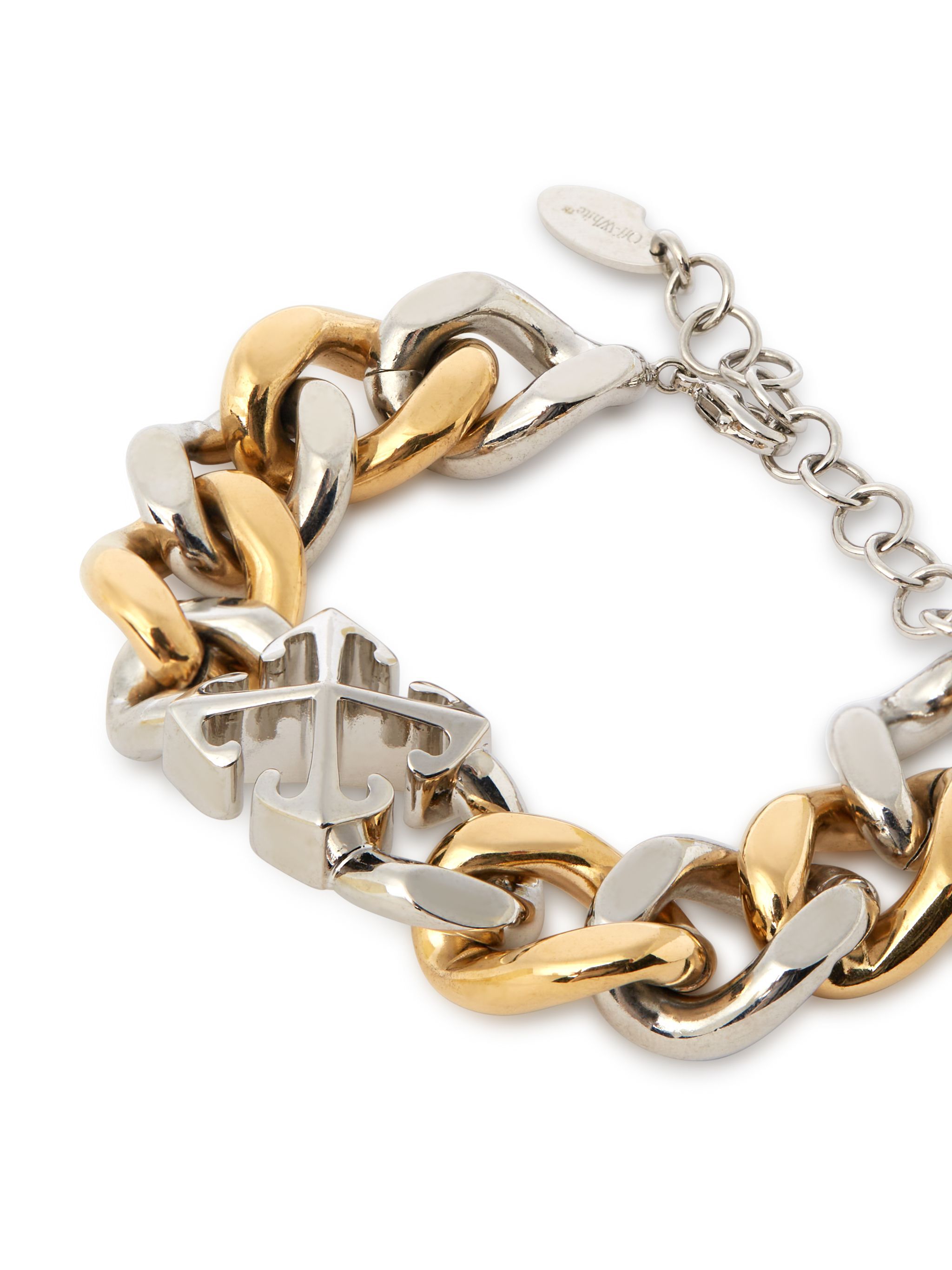 OFF WHITE Bicolor Arrow Chain Bracelet SILVER OWOA12OS25MET001