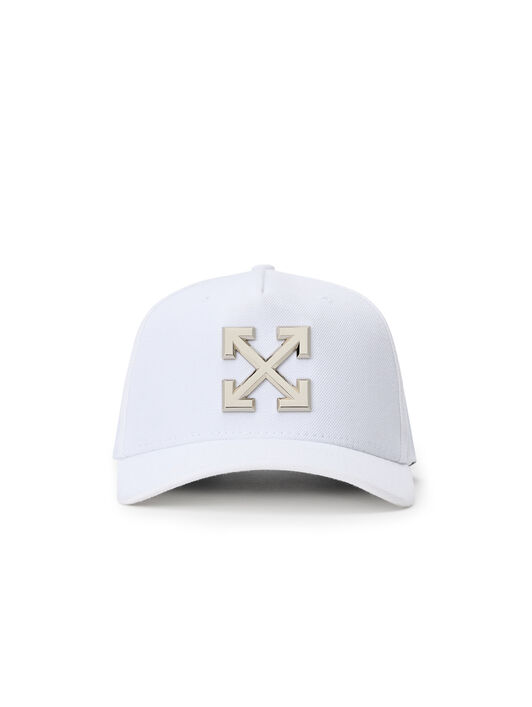 Arrows Metal Badge Baseball Cap OFF WHITE Arrows Metal Badge Baseball Cap WHITE OW7100201