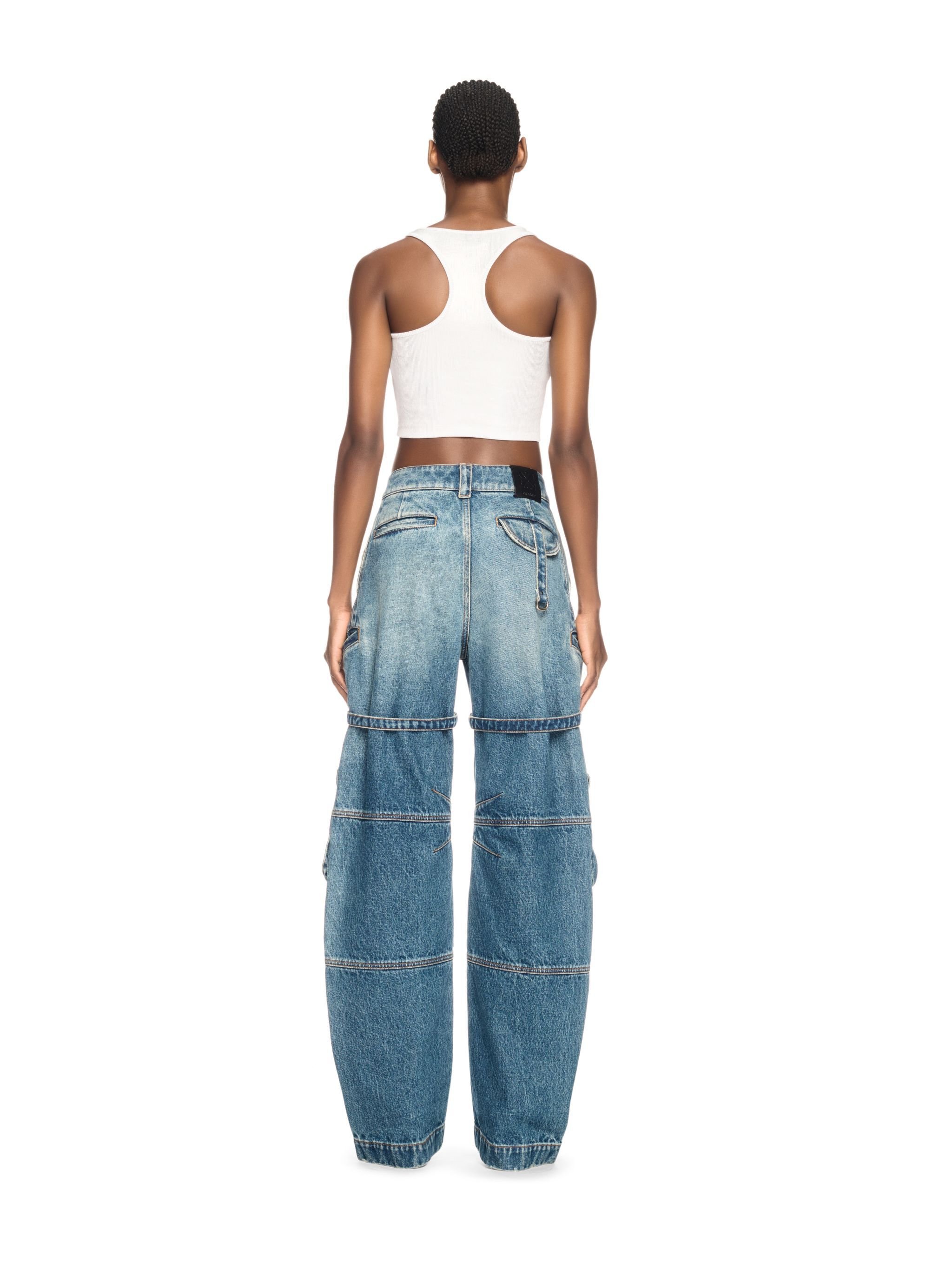 OFF WHITE Silver Coated Rowing Top WHITE OWAD086S25JER001