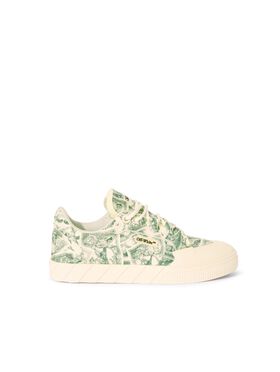 OFF WHITE Vulcanized 779 Animation Dollar Bianche GREEN OMIA296S25FAB001