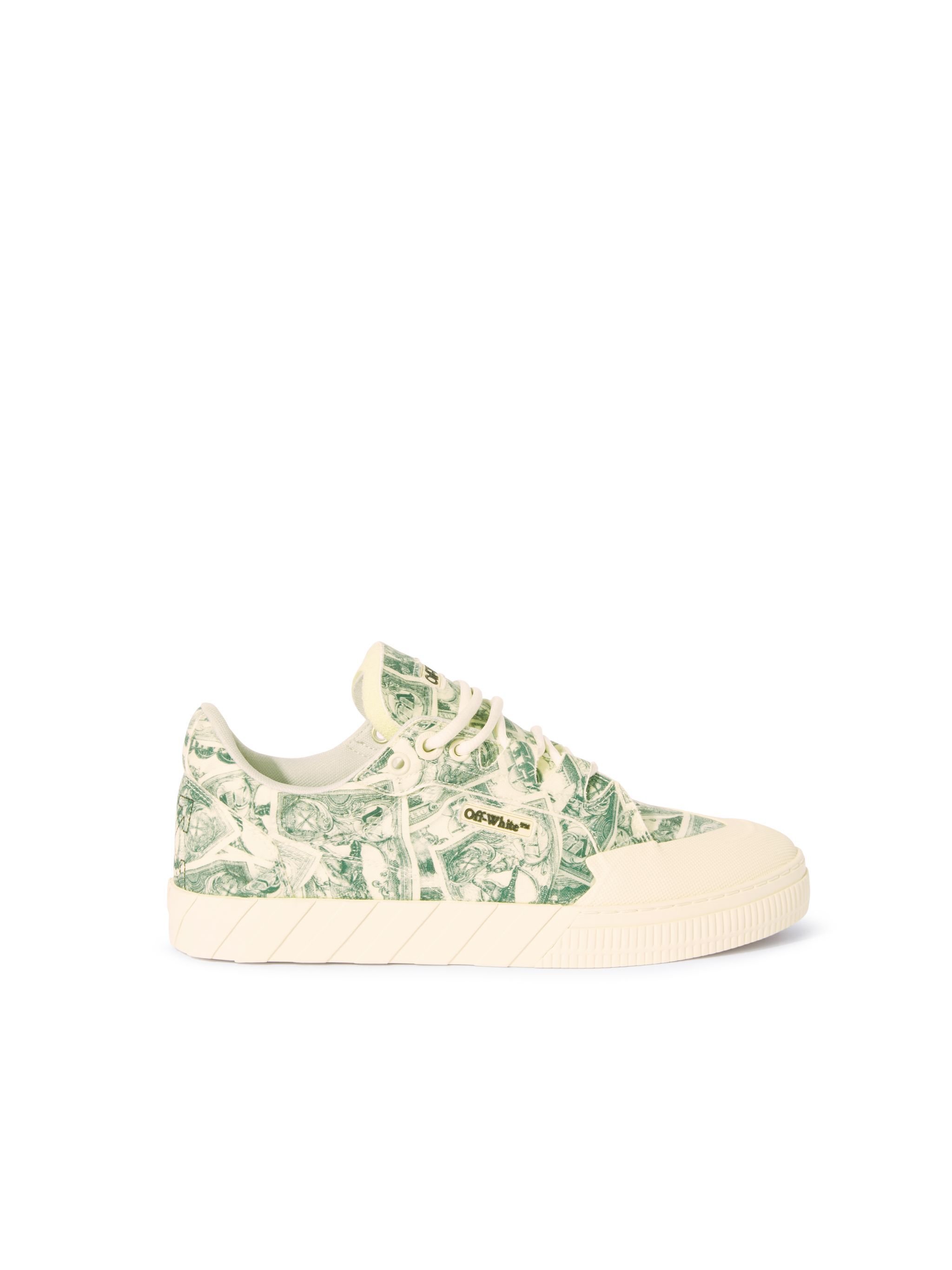 OFF WHITE Vulcanized 779 Animation Dollar Bianche GREEN OMIA296S25FAB001