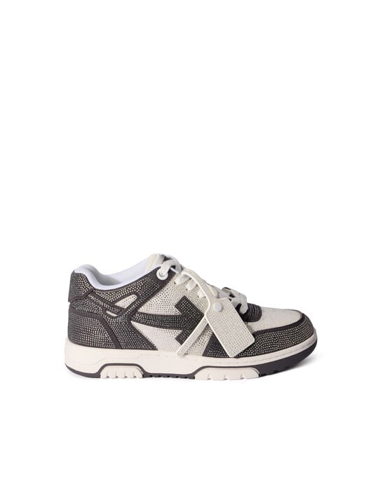 OUT OF OFFICE STRASS OFF WHITE OUT OF OFFICE STRASS WHITE - DARK GREY OMIA189F25LEA00F