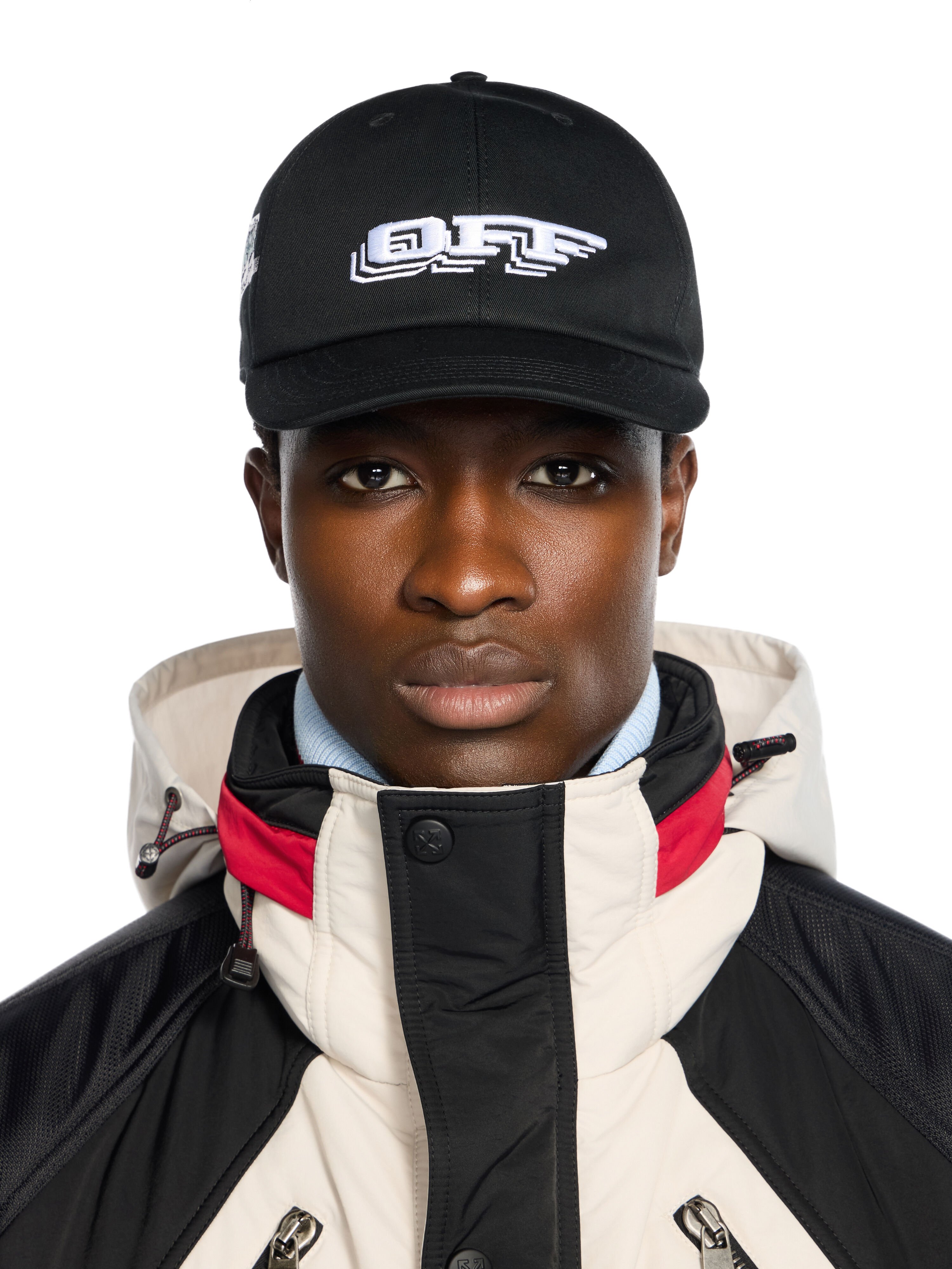 OFF WHITE Off Train Baseball Cap BLACK - MULTICOLOR OMLA04AF25FAB00C