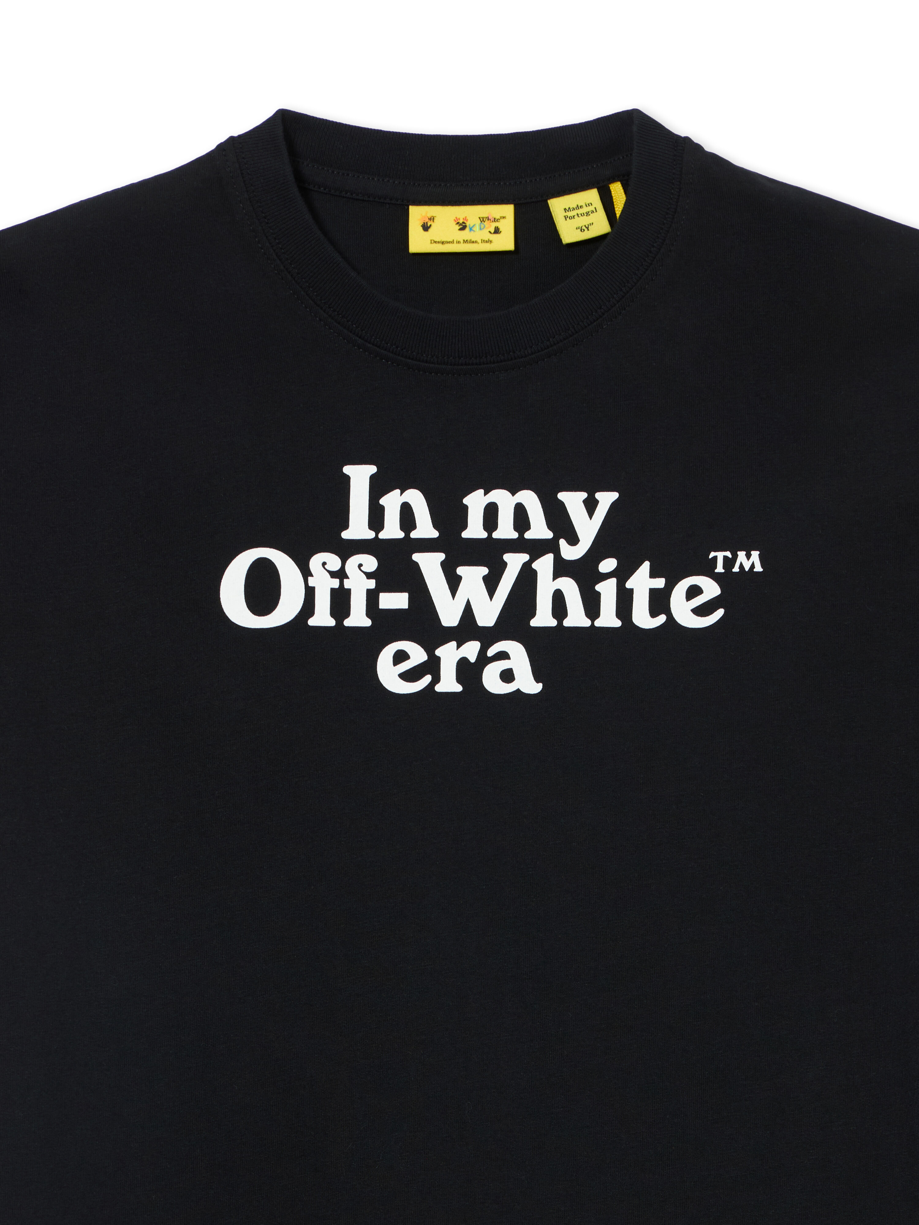 OFF WHITE Ow Multilogo Tee S/S BLACK 44BAA002S26J007