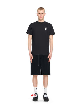 OFF WHITE Slim Fit Graphic S/S T-Shirt BLACK 44OWOS26T061