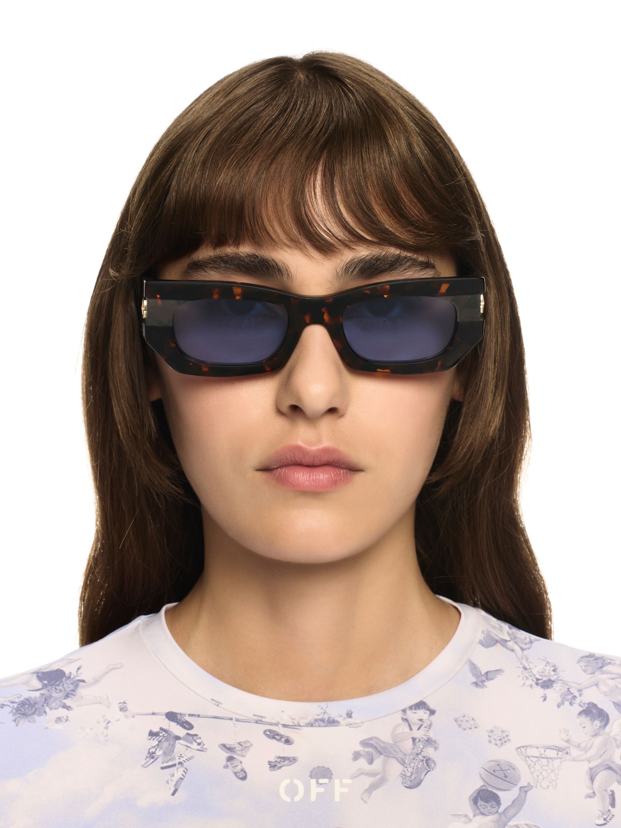 OFF WHITE Belleville Sunglasses BROWN OERI147S25PLA001
