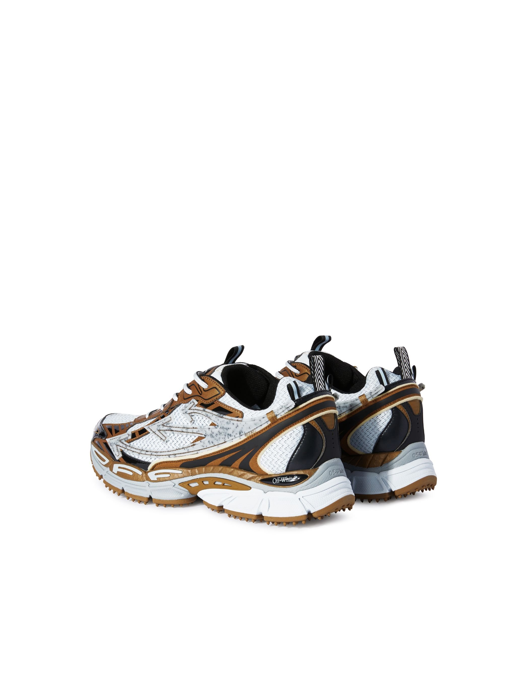 OFF WHITE Sneakers Be Right Back Argento/Bronzo MARRONE OMIA295S25FAB004