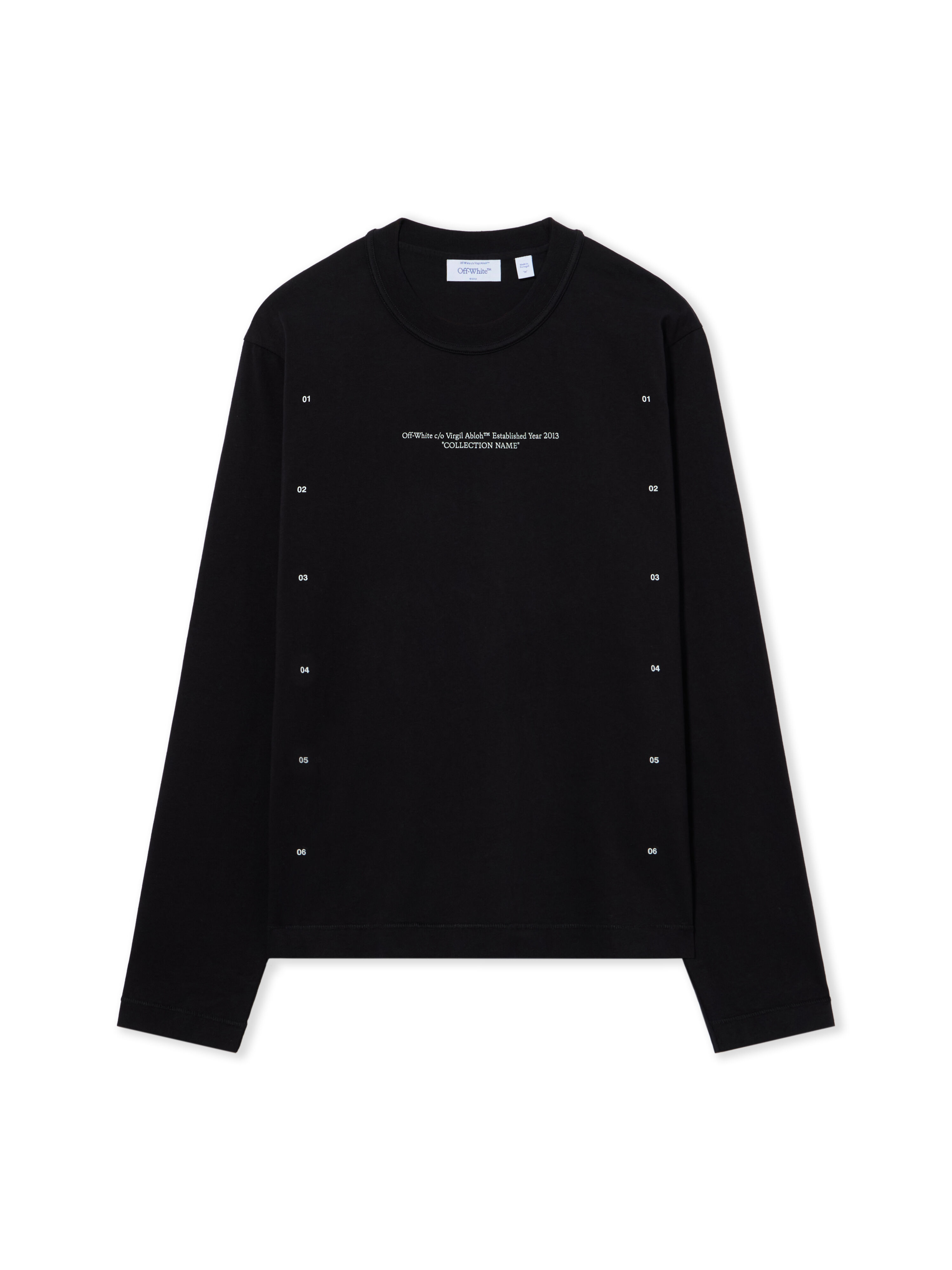 Chakra Arrow Long Sleeve T-Shirt OFF WHITE Chakra Arrow Long Sleeve T-Shirt BLACK 44MAB09IF26J004