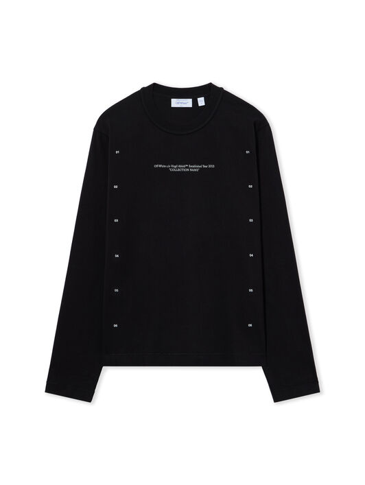 Chakra Arrow Long Sleeve T-Shirt OFF WHITE Chakra Arrow Long Sleeve T-Shirt BLACK 44MAB09IF26J004