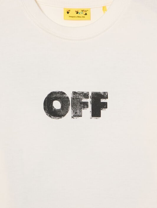 Arrow Sponge T-Shirt OFF WHITE Arrow Sponge T-Shirt WHITE - BLACK OBAA002F25JER003