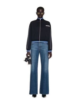 OFF WHITE 90er-Logo Cropped Jacket SCHWARZ OWVC001F24FAB001