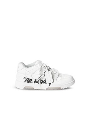 OFF WHITE Out Of Office "For Walking" Sneakers WHITE/BLACK OMIA189C99LEA01A