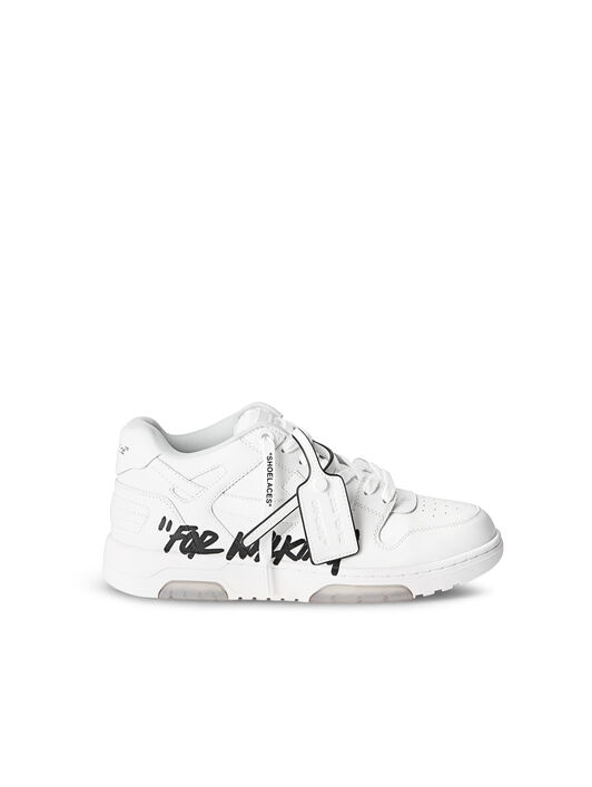 OFF WHITE Out Of Office "For Walking" Sneakers WHITE/BLACK OMIA189C99LEA01A
