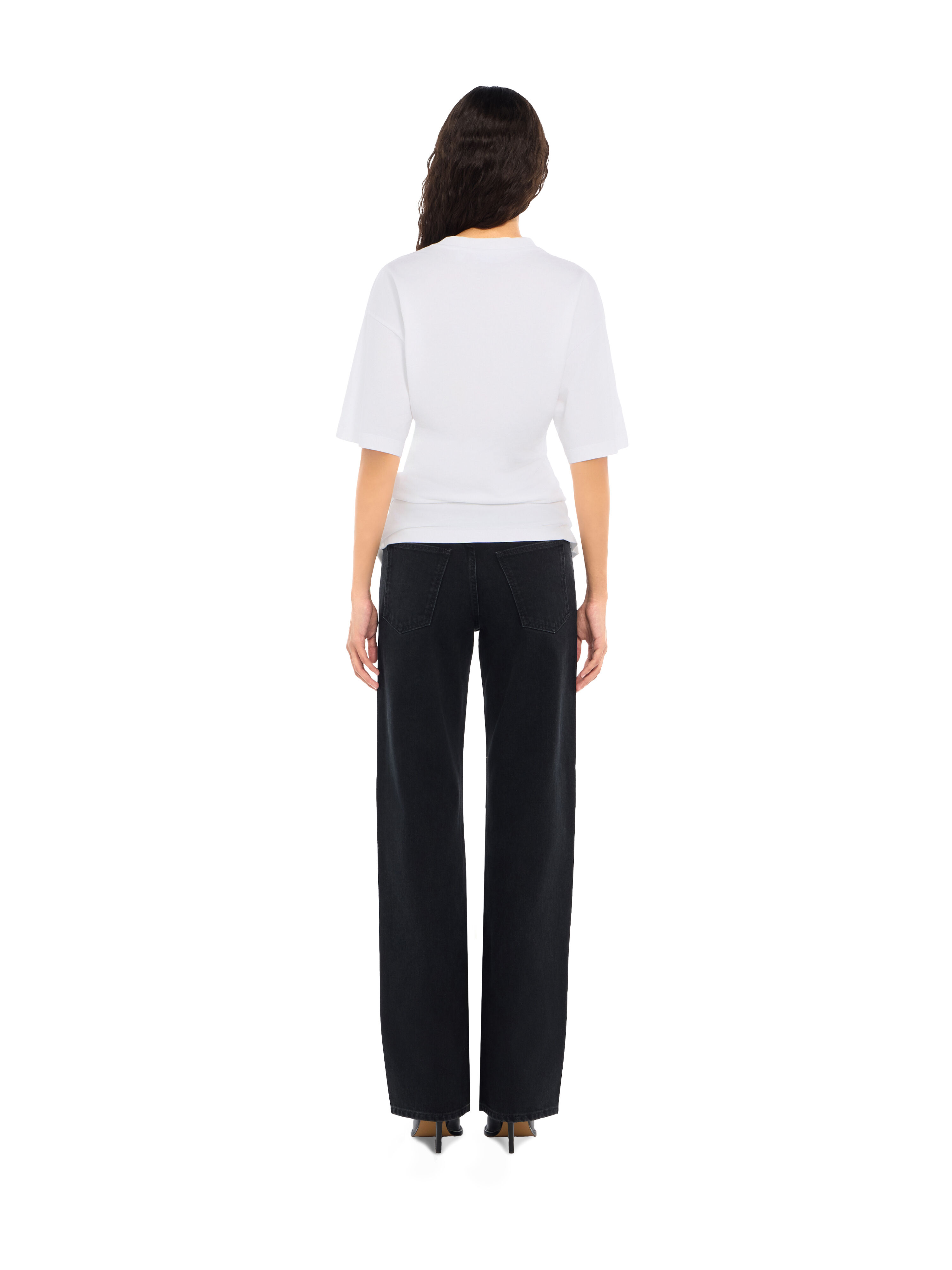 Susy Denim Pants OFF WHITE Susy Denim Pants Stone Raw Black Black 2FM00582B