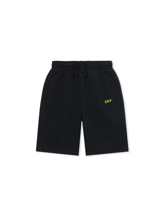 OFF WHITE Off Diag Sweatshort BLACK 44BCI001S26F002