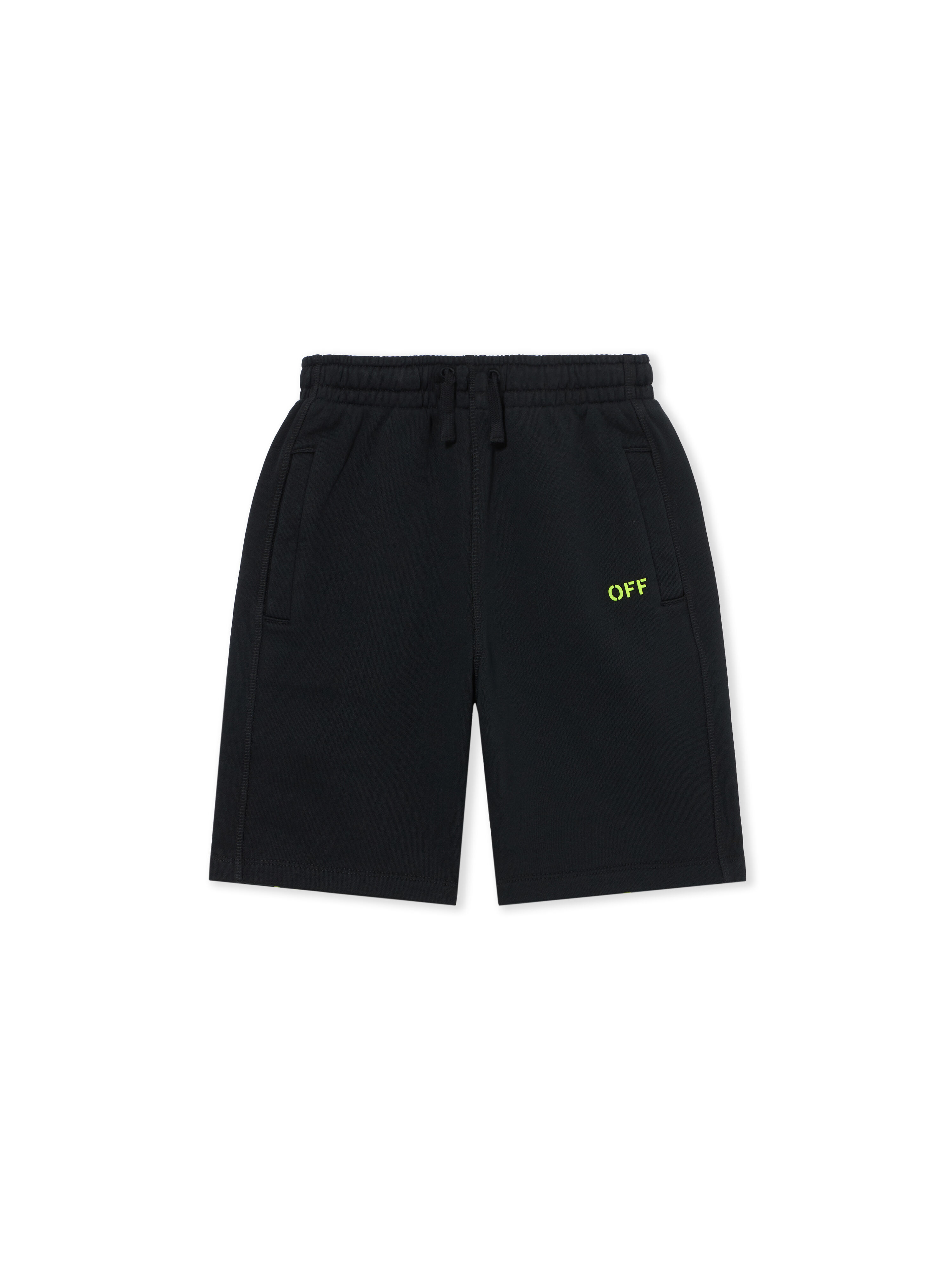 OFF WHITE Off Diag Sweatshort BLACK 44BCI001S26F002