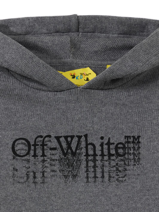 Big Bookish Stamp Knit Hoodie OFF WHITE Big Bookish Stamp Knit Hoodie GREY MELANGE 44BHU001F26K001