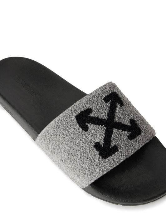 Arrow Terry Slider OFF WHITE Arrow Terry Slider SMOKE/ BLACK OWIU003F25FAB001