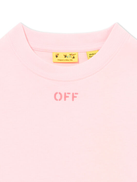 OFF WHITE Off Diag Tee S/S BALLET SLIPPER 44GAA001S26J006