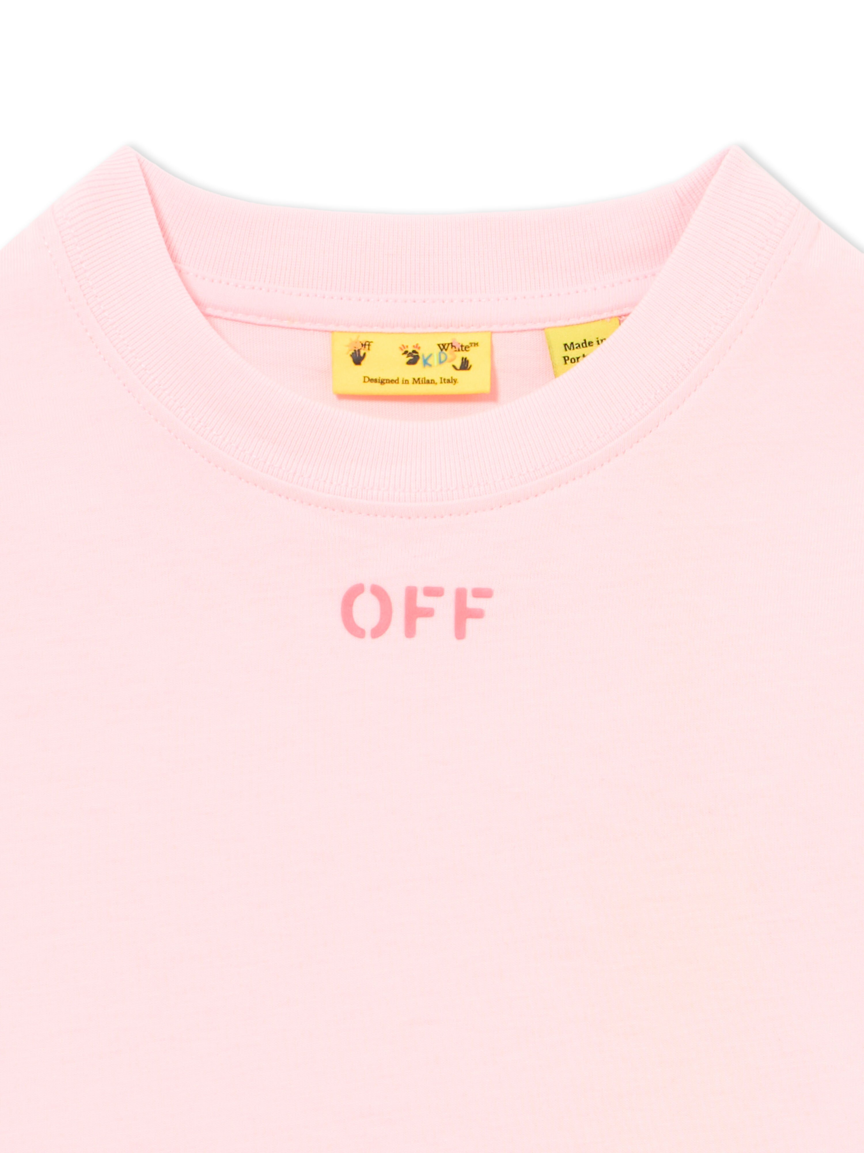 OFF WHITE Off Diag Tee S/S BALLET SLIPPER 44GAA001S26J006