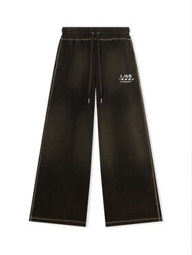 LAB L/AB Wide Leg Sweatpants Black Night LABF2639H00025T