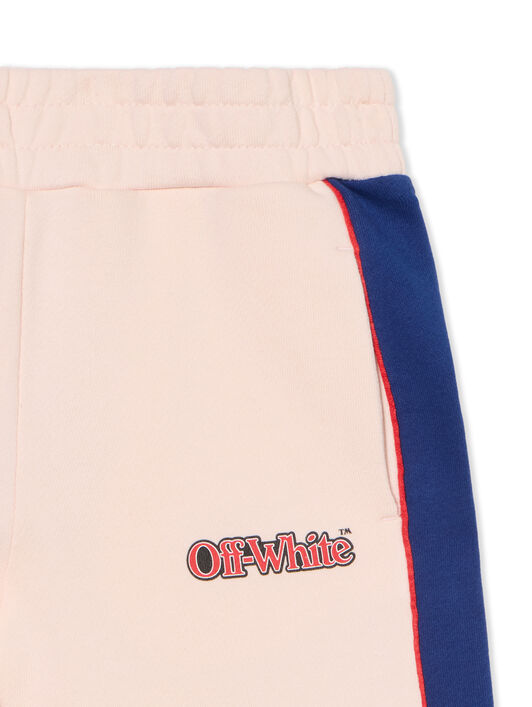 OFF WHITE Soccer Track Wide Sweatpant SOFT PINK - RED OGCJ001F25FLE001